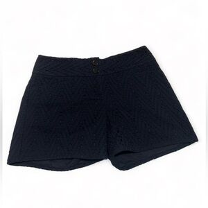 Outback Red‎ Women Size 2 Nvy Eyelet Lined Cotton Chino Pocket Shorts